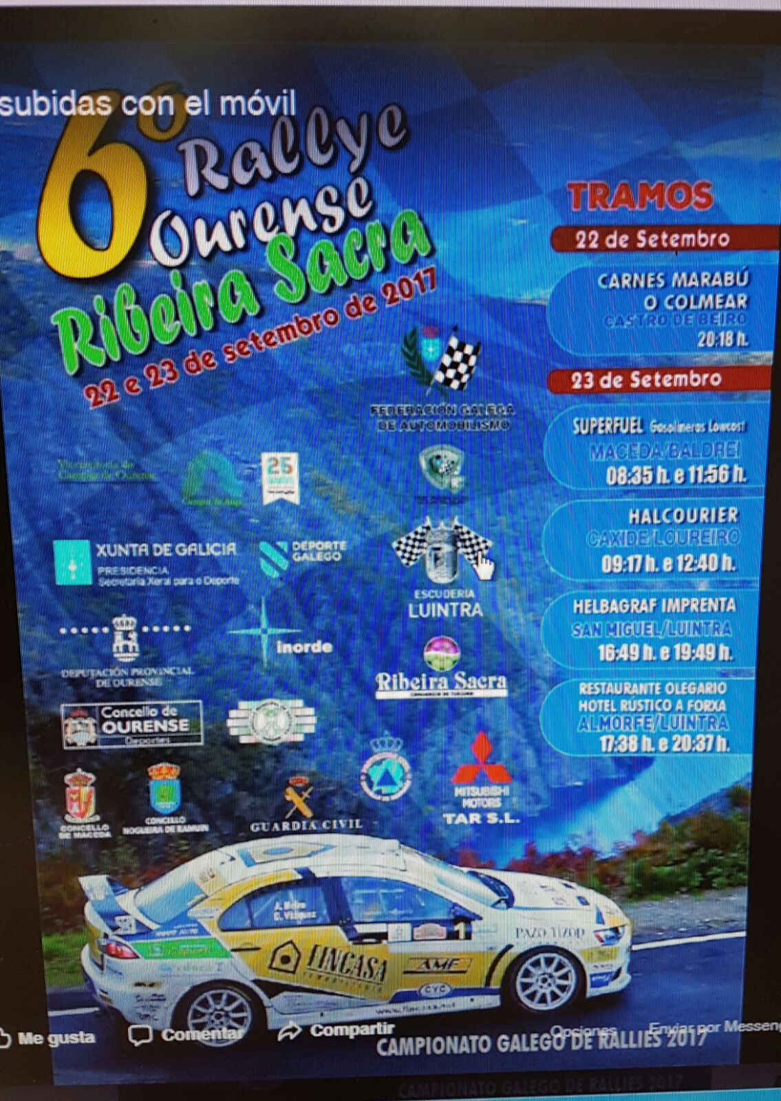 Rallye Ourense  Ribeira Sacra